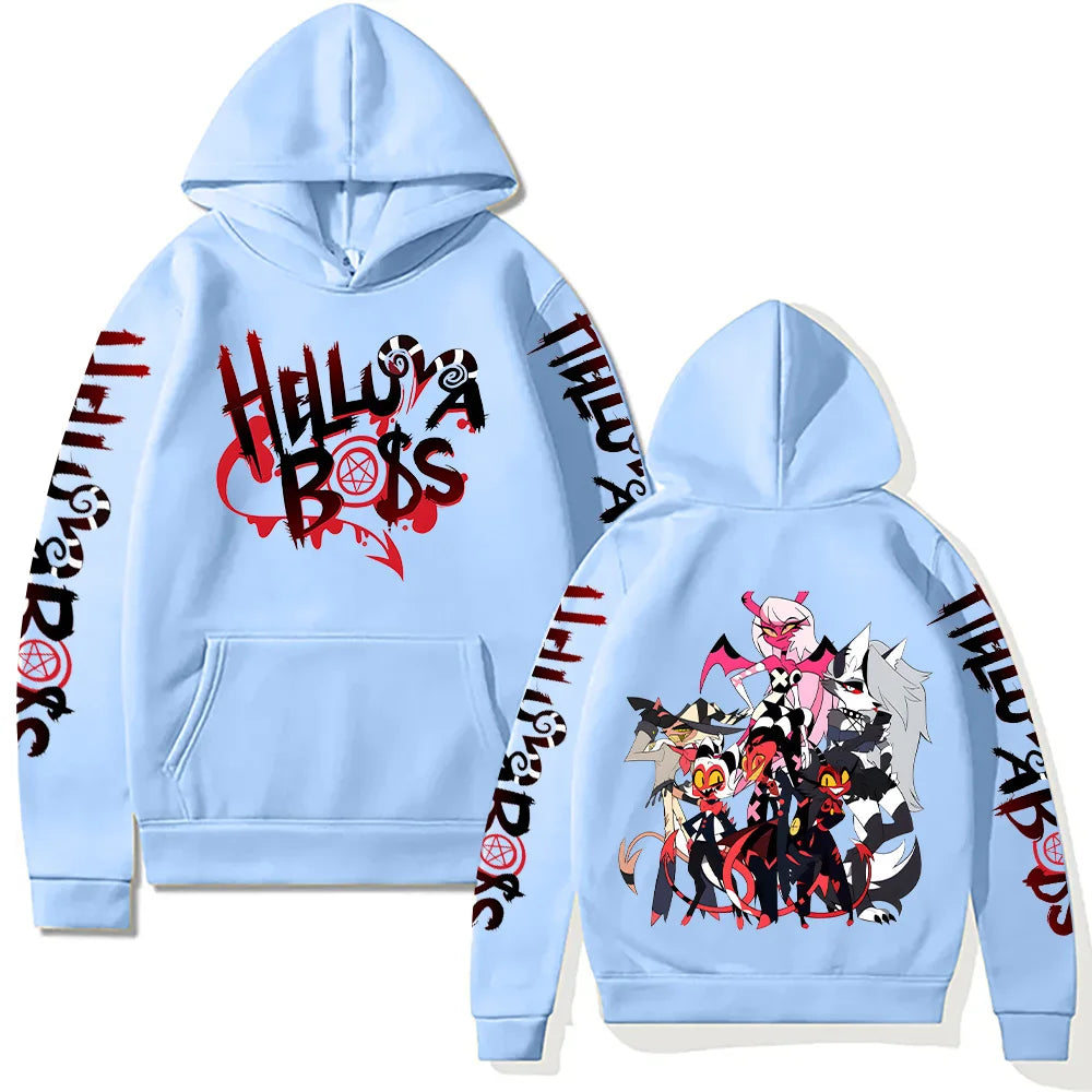 Helluva Boss Graphic Hoodie | Unisex Y2K Streetwear