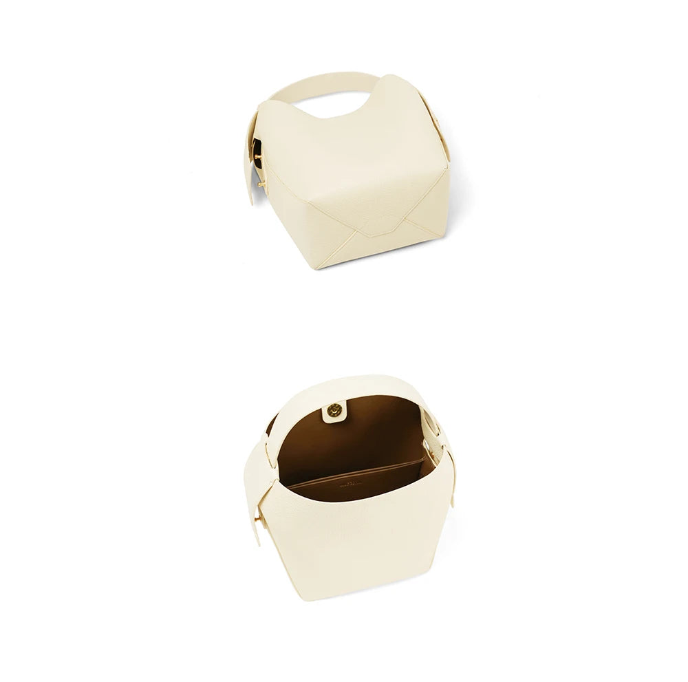 LA FESTIN Original Brand Genuine Leather Ladies Handbag Shoulder Crossbody Bag Portable Bucket Bag Female Bags Women's Bag