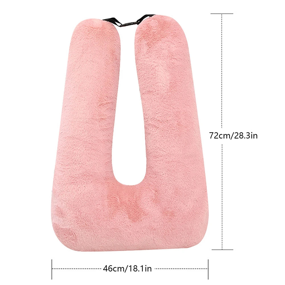 Comfortable Car Pillow Safety Belts Pillows Cover Kids Travel Sleeping Pillows Auto Seatbelt Plush Cute Animal Cushion Shoulder