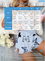 Butterfly Print Cami & Shorts Loungewear Set