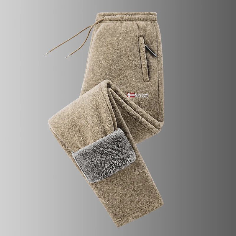 Polar Fleece Drawstring Winter Sweatpants