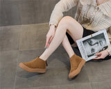 Premium Genuine Leather Winter Snow Boots