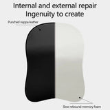 3D Nappa PU Leather Headrest Memory Foam Rest Pillow Headrest Car Neck Pillow Support for Car Pain Relief Travel Neck Support