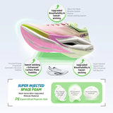 ONEMIX Professional Marathon Racing Running Shoes Men Full-length Carbon Plate Sports Sneakers Shock Absorbent Training Shoes
