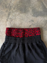 Men's Leopard Print Straight-Leg Sweatpants