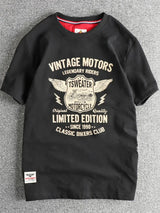 Men's Vintage Motorcycle Cotton T-Shirt