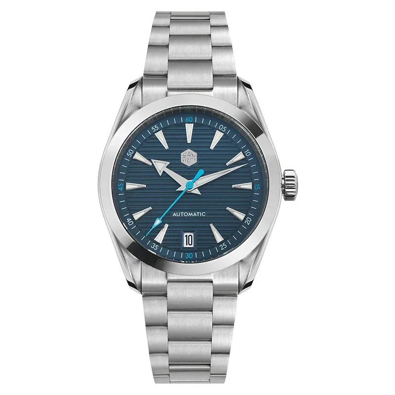 San Martin SN0113W  Men Watch PT5000 Movement Sapphire BGW9 Luminous Waterproof Fashion Luxury 38mm Automatic Mechanical Watches