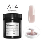 VENALISA Jelly Gel Large Volume 1L Jelly Nude Collection Not Burning Soak Off UV LED Soft Extension Gel Nail Gel Nail Manicure