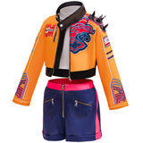 Girl's 4-Piece Pop Star Devil Hunter Costume Set