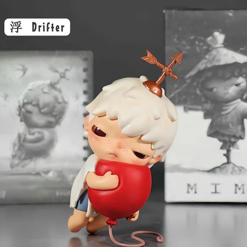 POP MART Hirono The Mime Series Figure Anime Cartoon Action Figurine Blind Box Toys Doll Cute Mysterious Box Birthday Boys Gifts