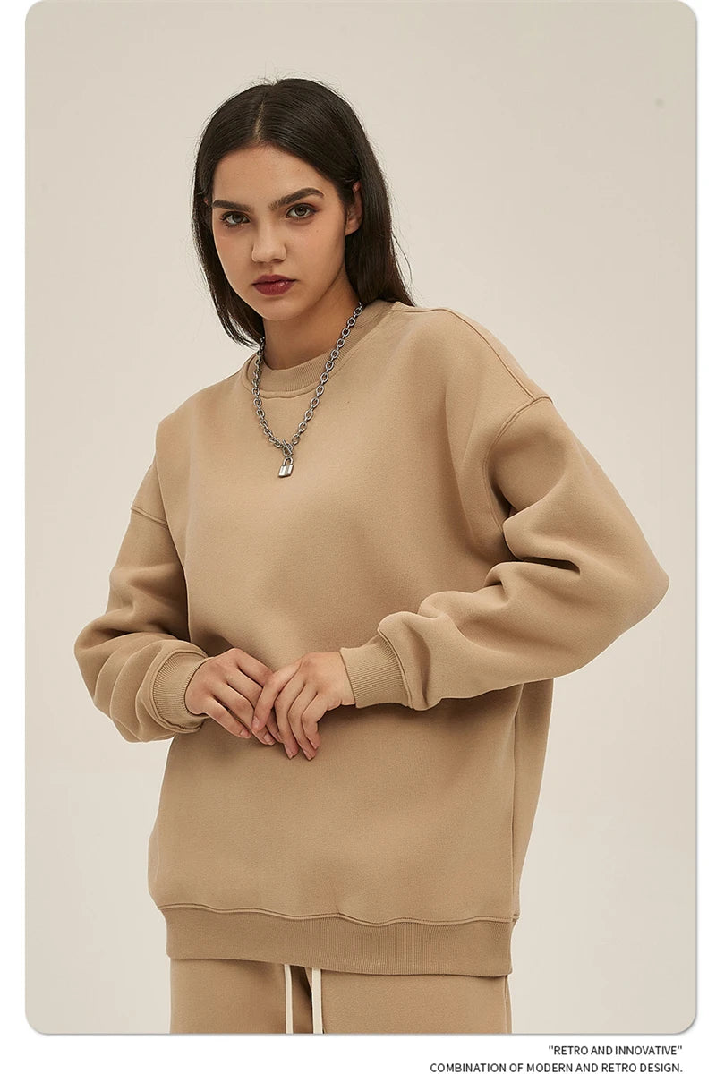 Men's 350gsm Fleece Crewneck Sweatshirt