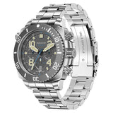 FeelNever Sport Automatic Movement Quartz Watch Stainless Steel Sapphire Crystal Watches Men 500M Waterproof Clocks Reloj Hombre