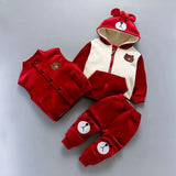 Children’s 3-Piece Padded Cartoon Outfit