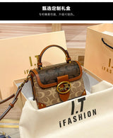 Contrast Color Luxury Box Bag