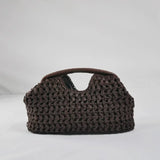Fashion Straw Clip Shell Clutch Bag for Women Designer Paper Woven Handbags Casual vintage Handmade Summer Beach Bag 2026