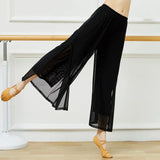 Women's Wide-Leg Nylon Dance Pants