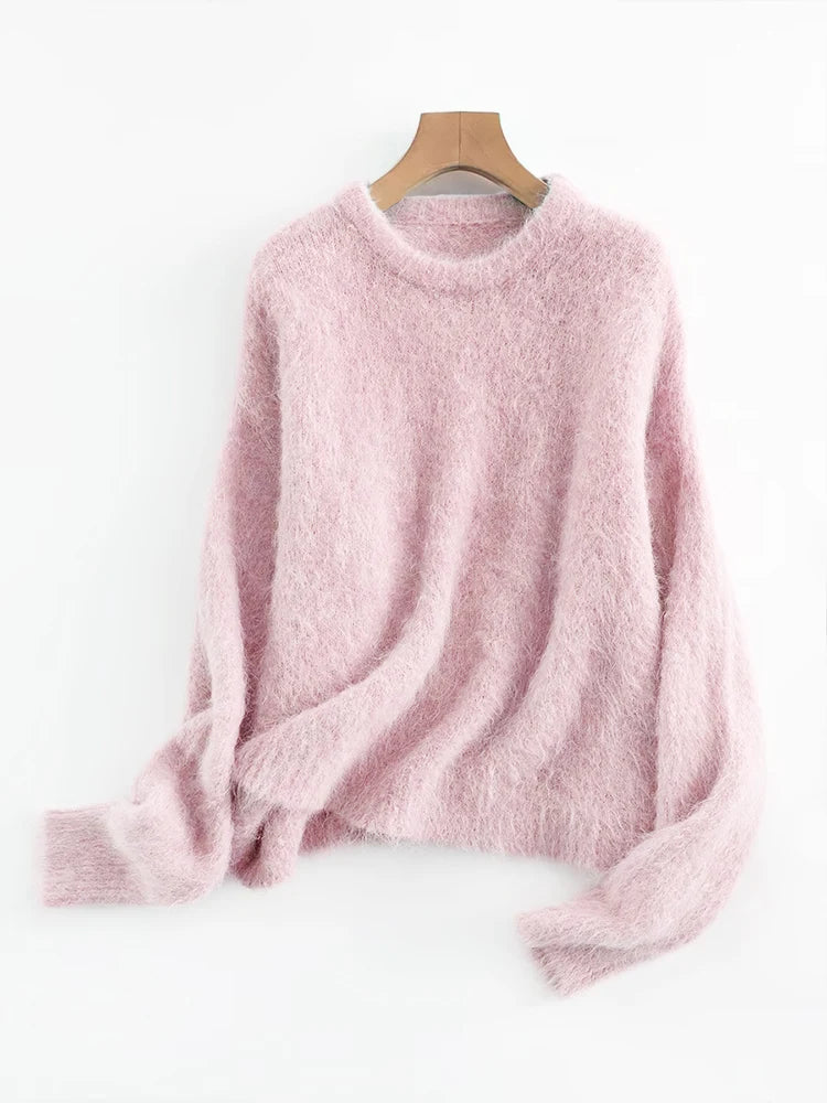 Women's Relaxed Knit Sweater | Long Sleeve Pullover