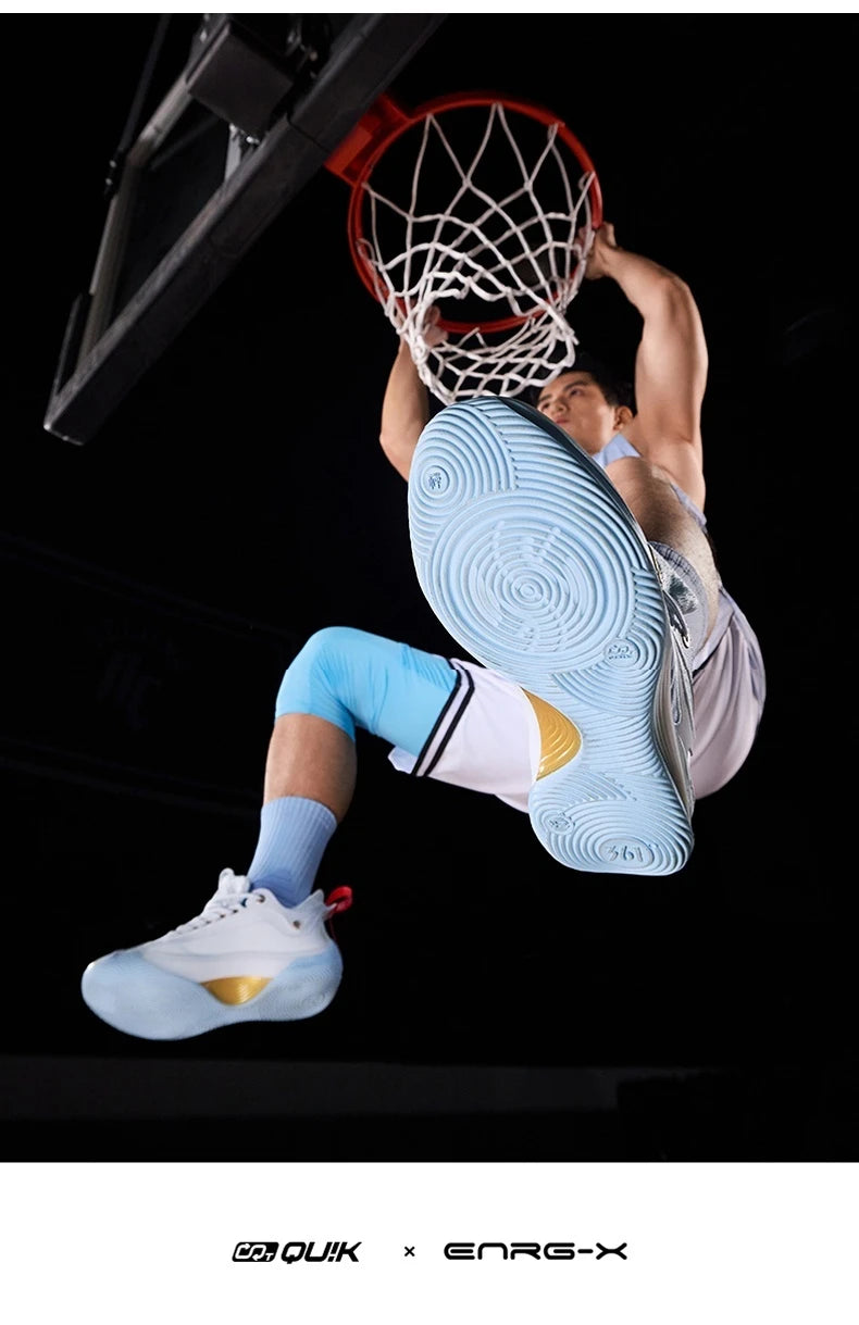 361 Degrees ZEN VI PRM Men's Basketball Sports Shoes Middle-Top Combat Wear-Resistant Non-Slip Support Sneakers Male 672431102
