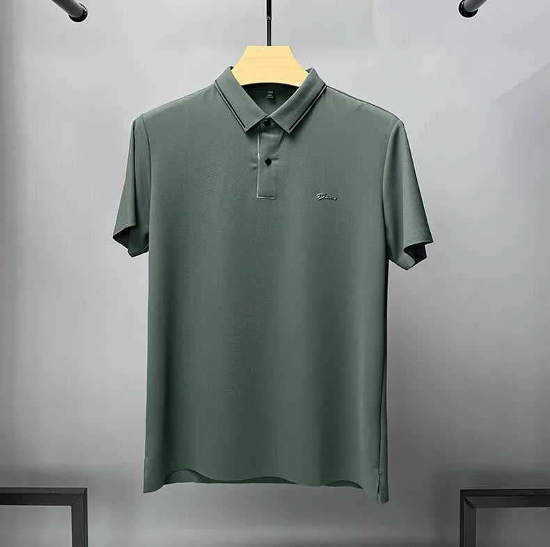 Men's Diamond Emblem Short-Sleeve Polo Shirt