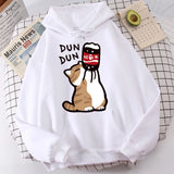 Cartoon Cat "Salary Increase" Hoodie