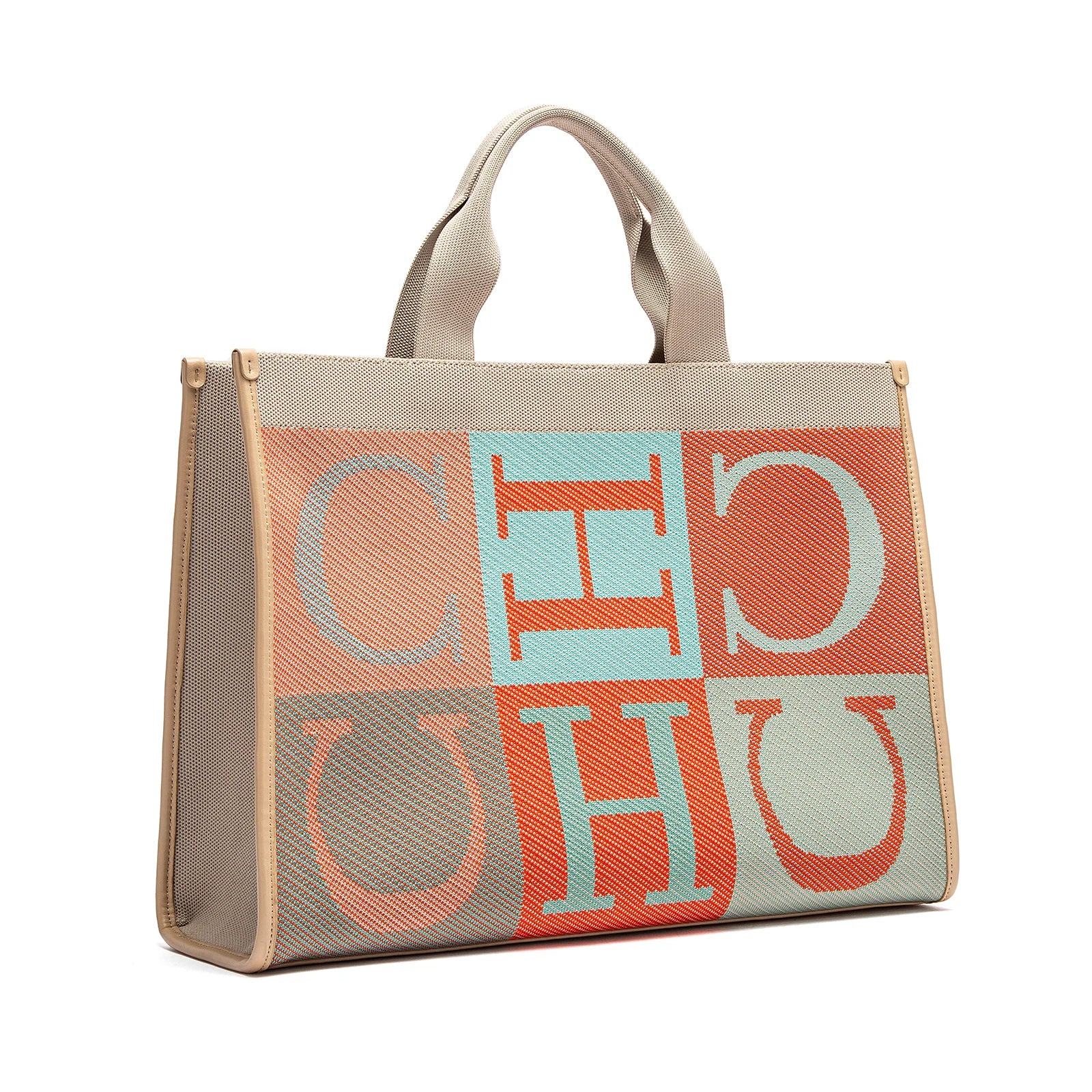 CHCH Women's Tote Bag New Letter Eco friendly Large Capacity Handbag Mommy Shopping Bag 42 * 12 * 31cm