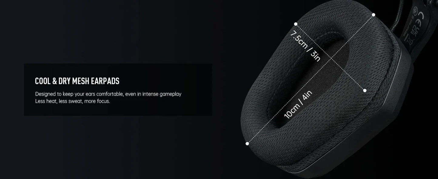 EKSA G19BT Wireless Gaming Headset | Tri-Mode BT 5.4