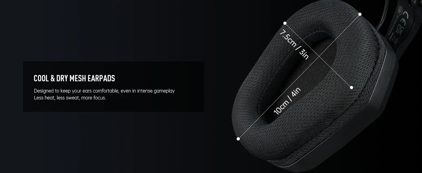 EKSA G19BT Wireless Gaming Headset | Tri-Mode BT 5.4