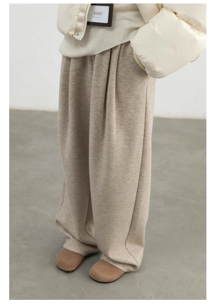 Women's High-Waisted Pleated Wide-Leg Trousers