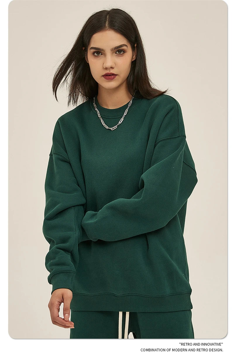 Men's 350gsm Fleece Crewneck Sweatshirt