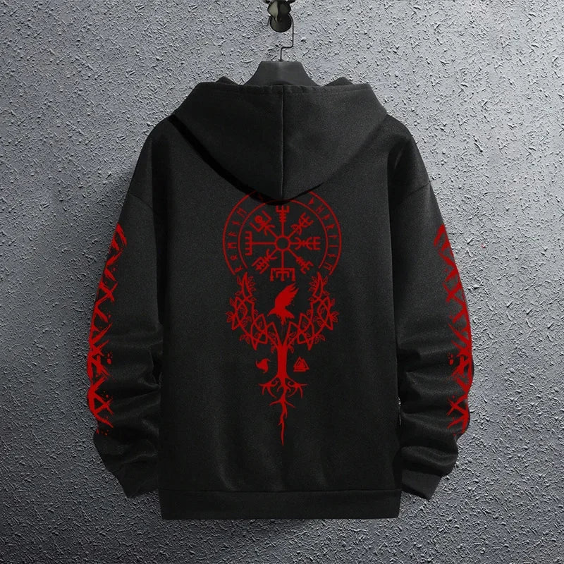 Men’s Classic Black Pullover Hoodie