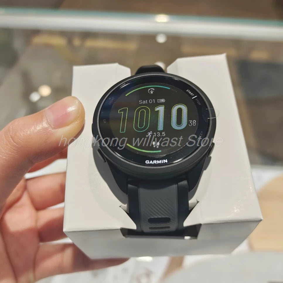 Garmin Forerunner 165 Smartwatch Built-in GPS 43mm 1.2" AMOLED Display 11 days Battery Life Heart Rate Monitor Fitness Tracker