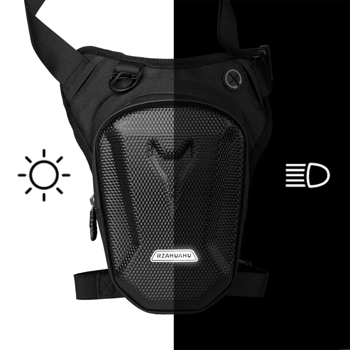 Motorcycle Leg Side Bag Leg Bag for Men Women Hard Shell New Motorbike Waist Bag Male Hip Bum Leg Bag Phone Purse Man Fanny Pack