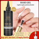 BORN PRETTY 250g Super Top Coat Gel Nail Polish Base Gel Matte Top Coat Semi-Permanent Varnish Soak Off Nail Art Functional Gel