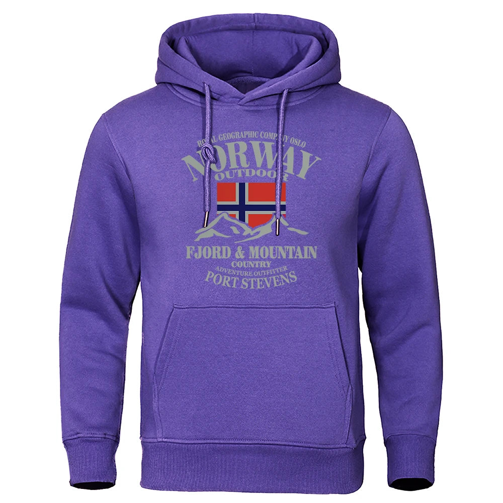Norway Mountain Oversize Hoodie