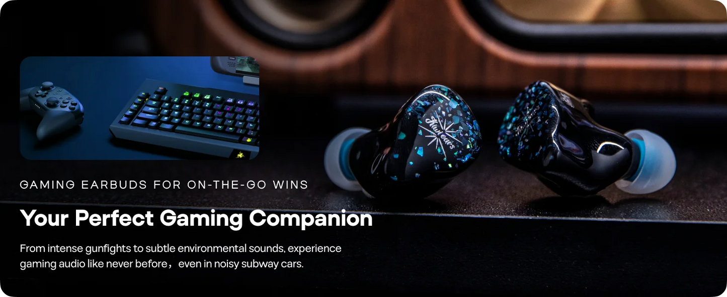 Kiwi Ears Astral 1DD+6BA Hybrid IEM Earphones
