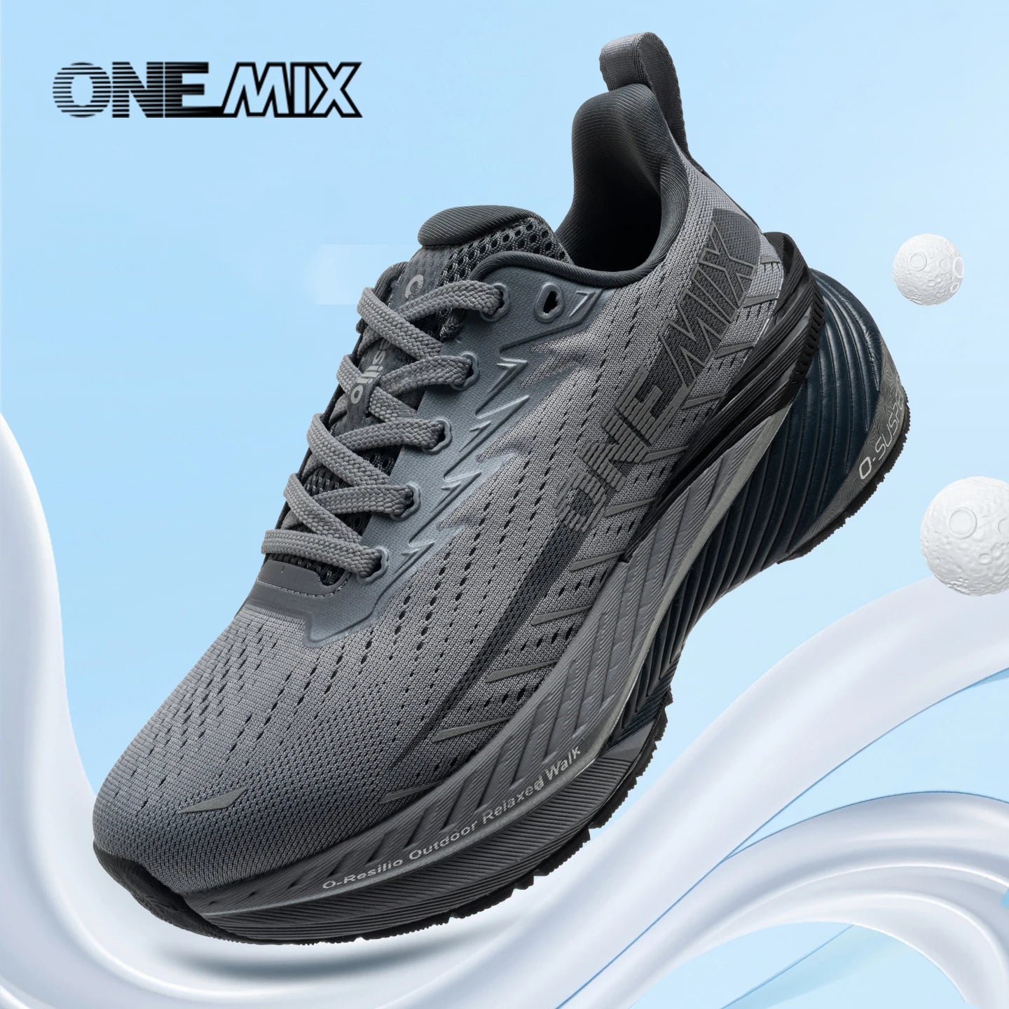 ONEMIX Cross Country Shoes Non-Slip Male Sneakers Outdoor Sport Walking Jogging Shoes for Men High Quality Trail Running Shoes
