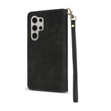 Samsung Galaxy Wallet Case with Strap & Stand