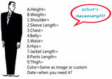 Men’s Slim Fit 3-Piece Patterned Suit
