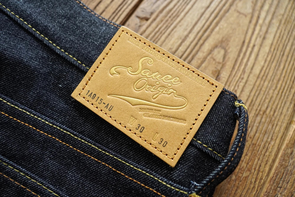 Sauce Origin 1A915-AG Men's Selvedge Denim Jeans | 15 oz Taper Fit