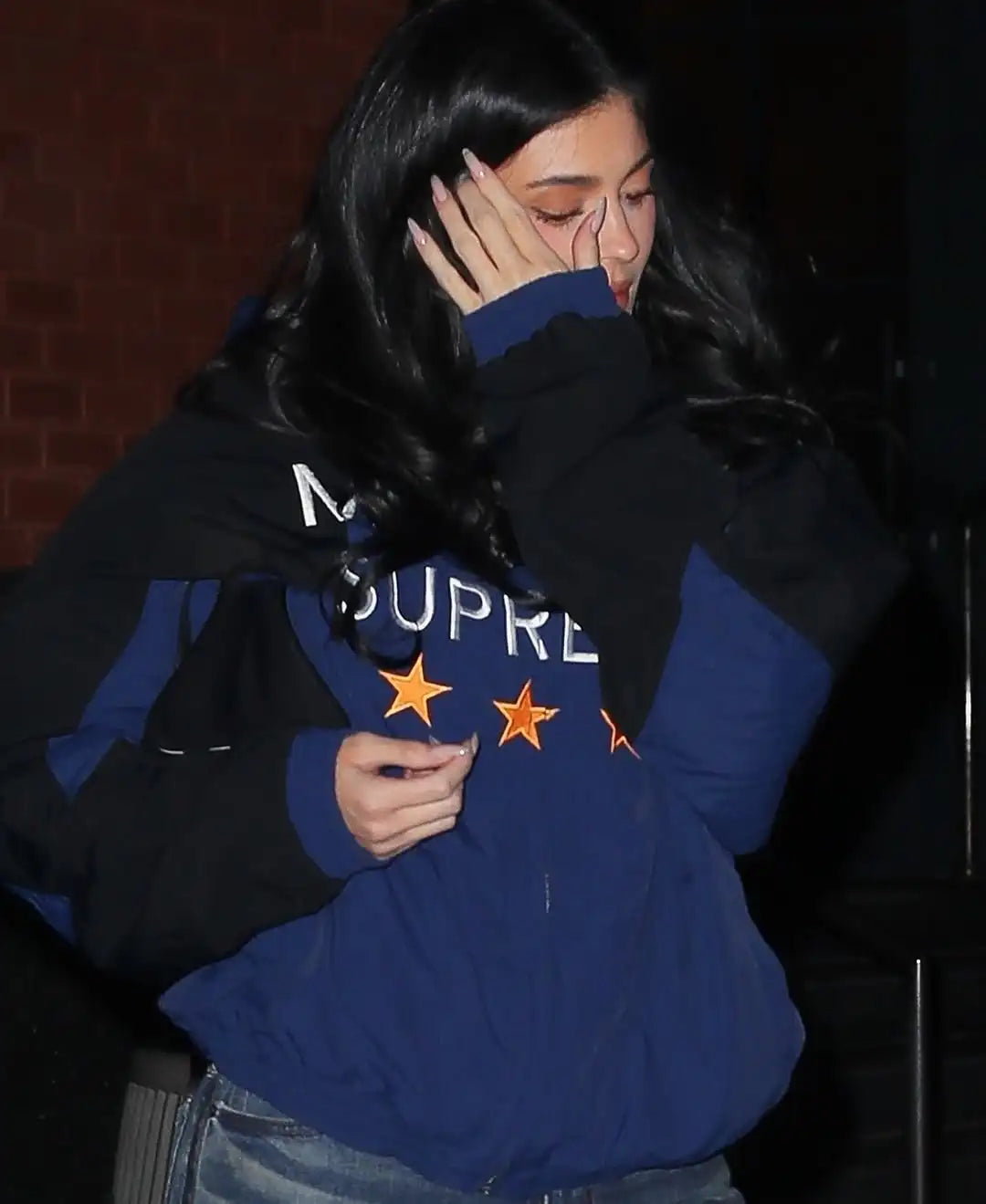 Women's Lightweight Hooded Jacket with Star Graphic