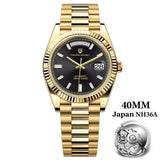 PAGANI DESIGN DD40 Men's Watches 2025 Top Luxury Automatic NH36A Mechanical Wristwatches AR Sapphire Mirror Watch For Men Clock