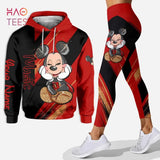 Disney Mickey & Minnie Mouse Hoodie & Leggings Set | Women's Athletic Tracksuit