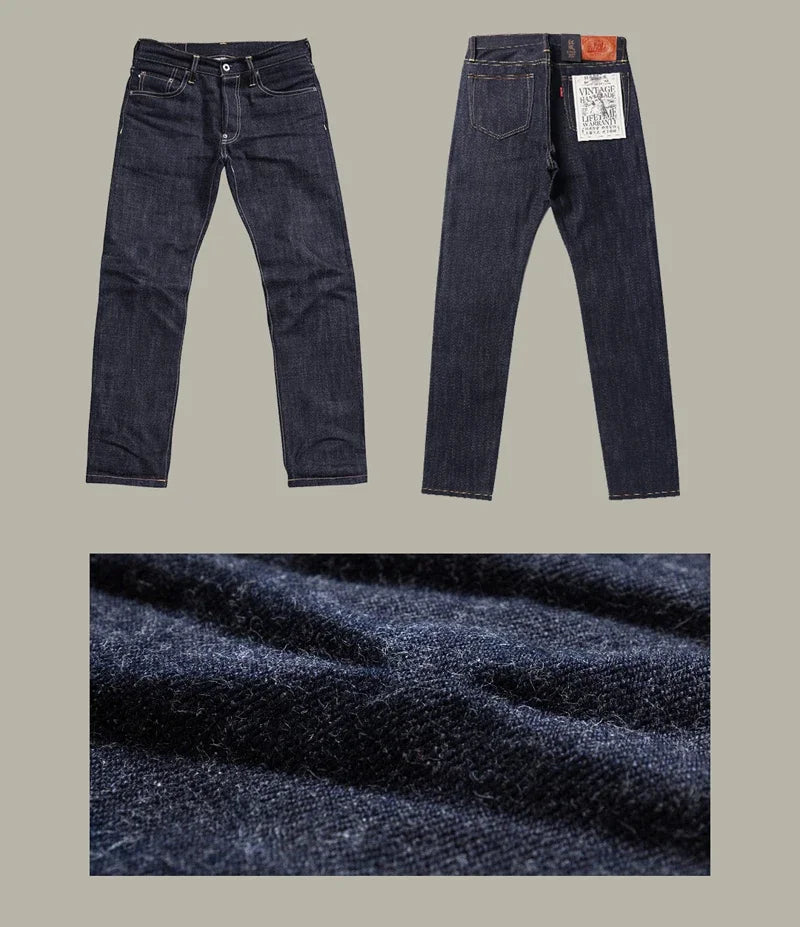 Red Tornado 17oz SD-107 Slim Straight Selvedge Denim Jeans