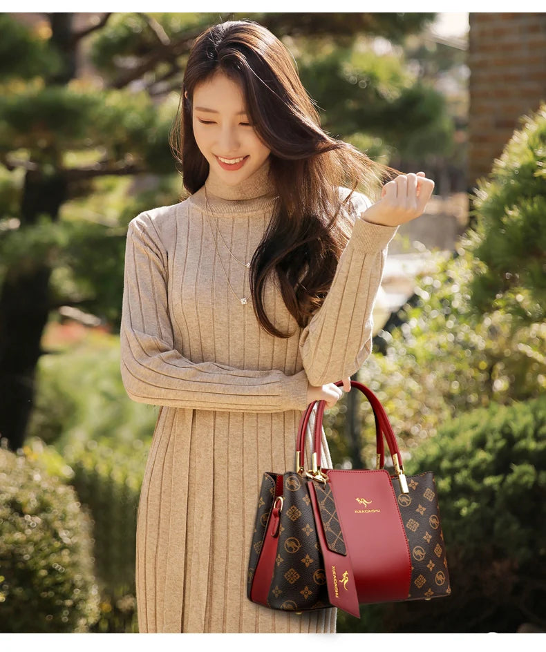Luxury Print Leather Crossbody & Shoulder Bag