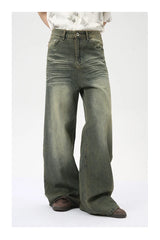 Men's Loose Straight-Leg Denim Jeans & Shorts
