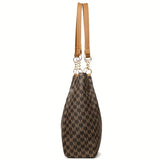 Women's Vintage Letter Tote Shoulder Bag