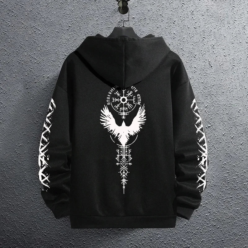 Men’s Classic Black Pullover Hoodie