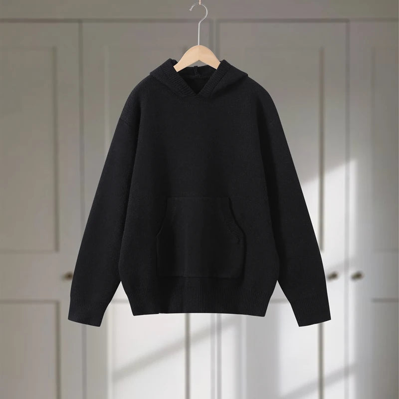 Women's Relaxed Hooded Pullover Sweater
