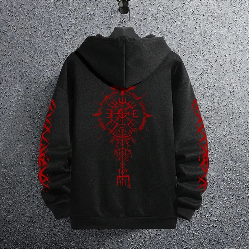 Men’s Classic Black Pullover Hoodie