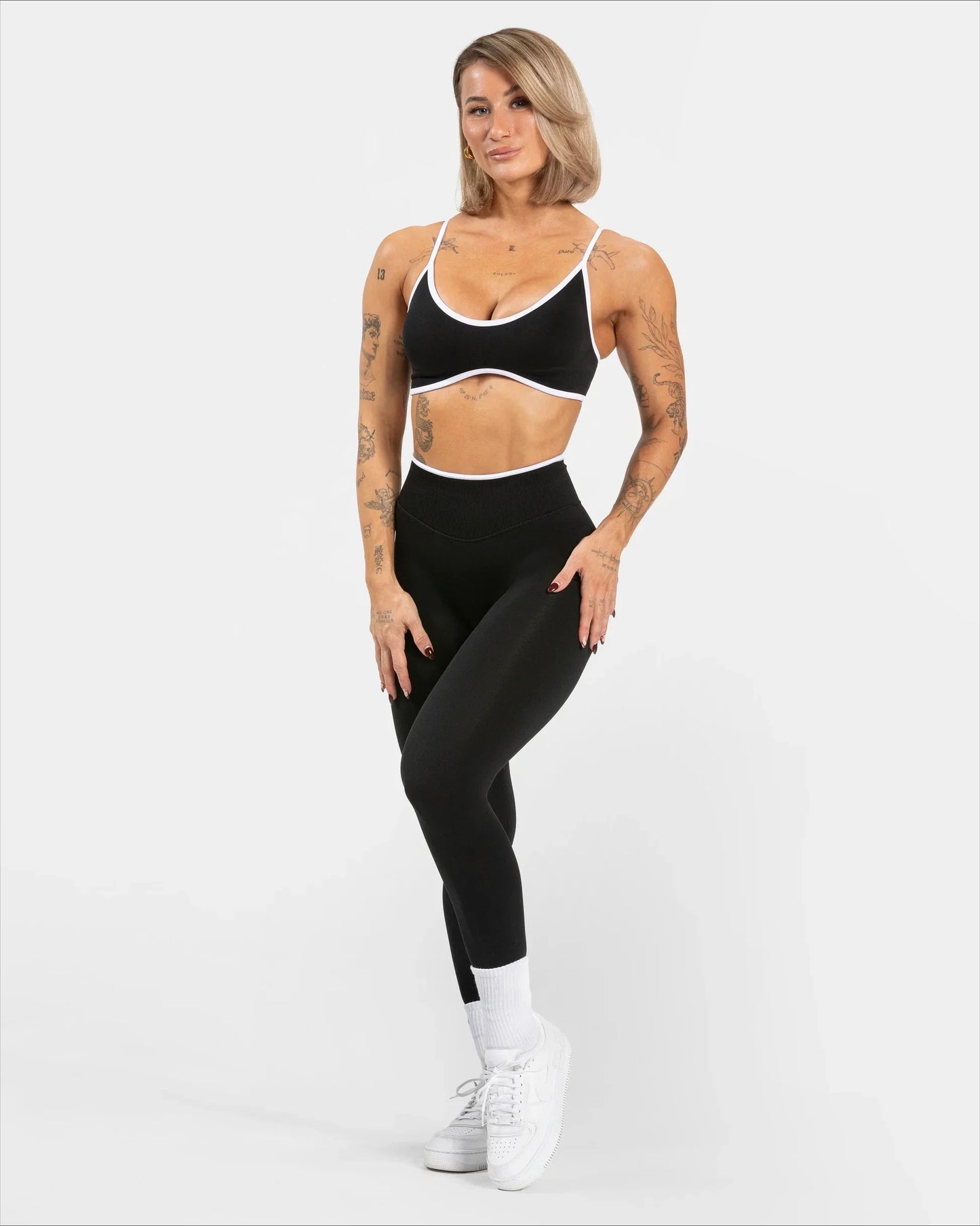 High-Waist Seamless Yoga Leggings